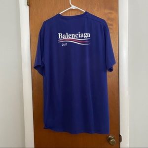 Balenciaga 2017 Blue coke tee